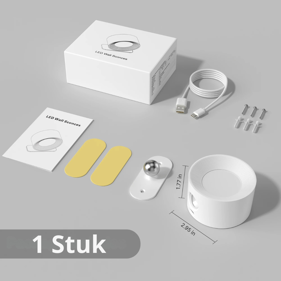 LumiSpot™ -  Draai, dim en plaats: jouw perfecte lichtbron in één klik