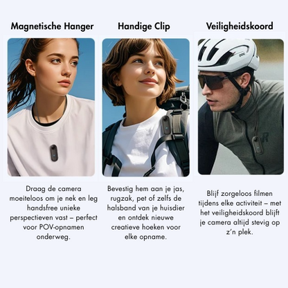 StealthClip™ - Onzichtbaar in gebruik. Onmisbaar in detail.