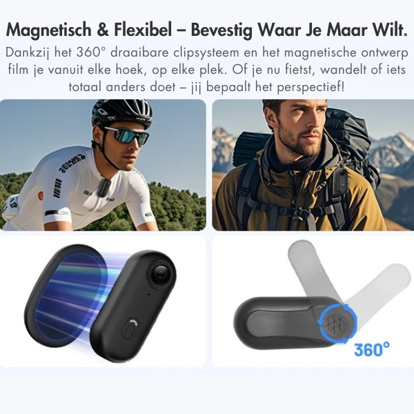 StealthClip™ - Onzichtbaar in gebruik. Onmisbaar in detail.