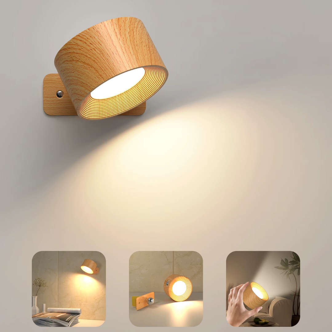 LumiSpot™ -  Draai, dim en plaats: jouw perfecte lichtbron in één klik