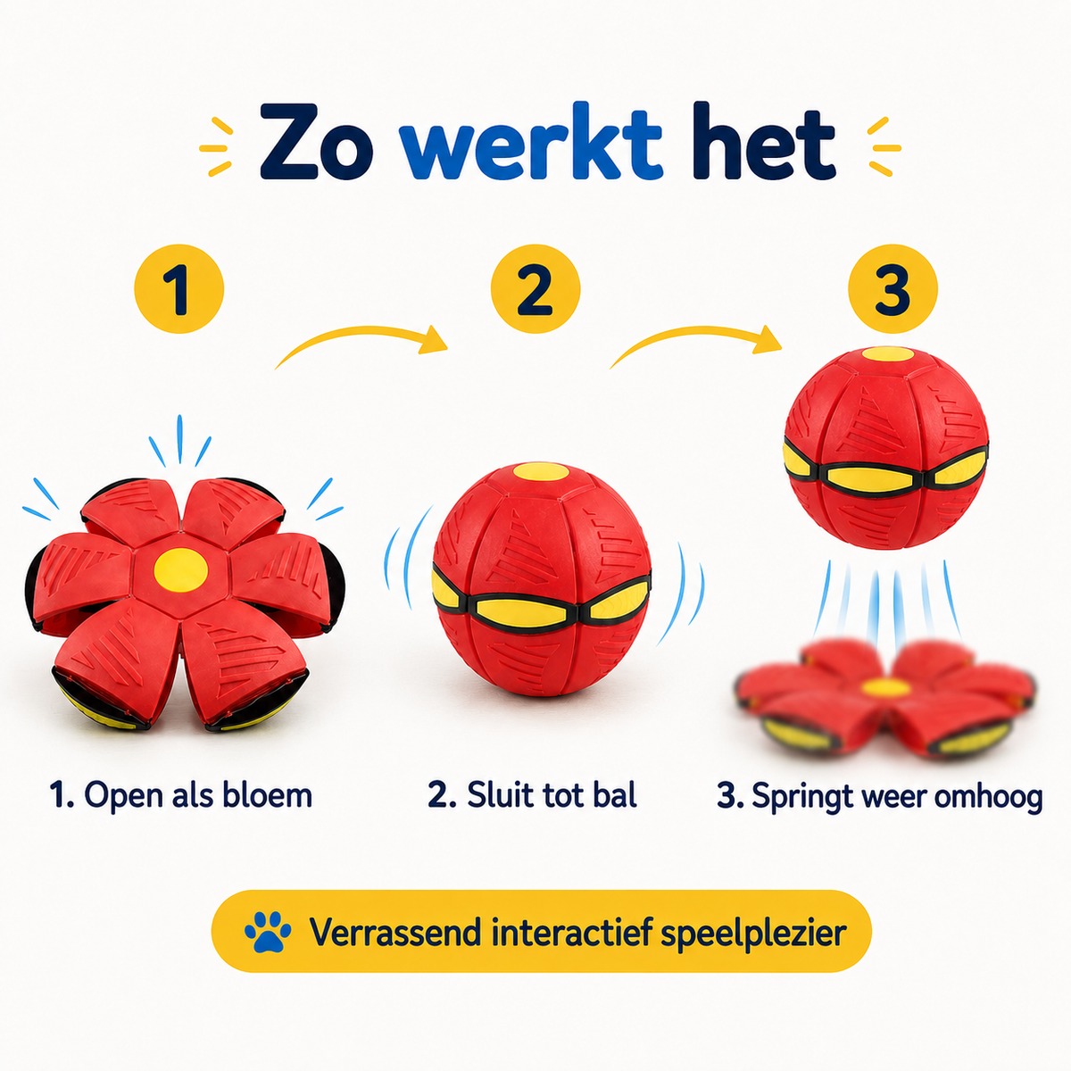 FlipFetch™ – 2-in-1 Frisbee & Bal voor Honden