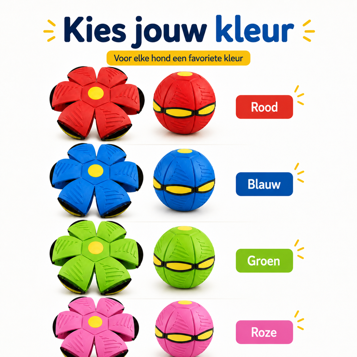 FlipFetch™ – 2-in-1 Frisbee & Bal voor Honden