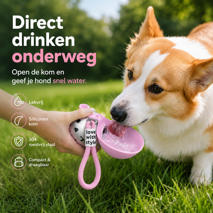 FlipSip™ – De 2-in-1 hondenwaterfles voor onderweg