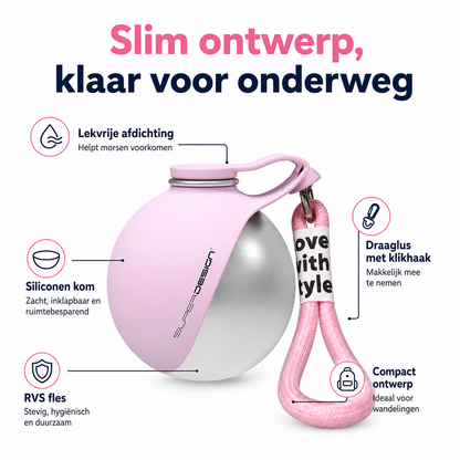 FlipSip™ – De 2-in-1 hondenwaterfles voor onderweg