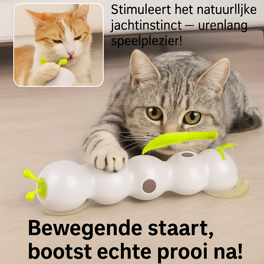 PlayTail™- Dé oplossing tegen verveling, stress en overgewicht bij binnenkatten!