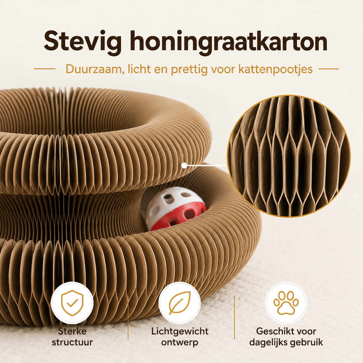 FlexiPaw™ – Flexibele Krab- & Speelplek voor Katten