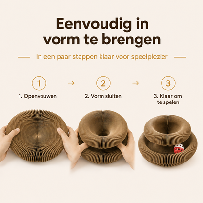 FlexiPaw™ – Flexibele Krab- & Speelplek voor Katten