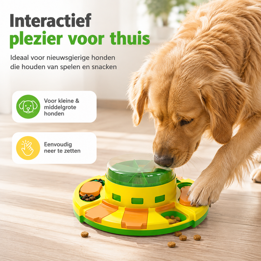 TreatQuest™ – Interactieve Voerpuzzel voor Honden