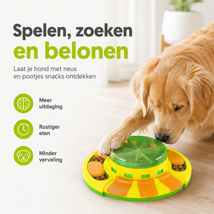TreatQuest™ – Interactieve Voerpuzzel voor Honden