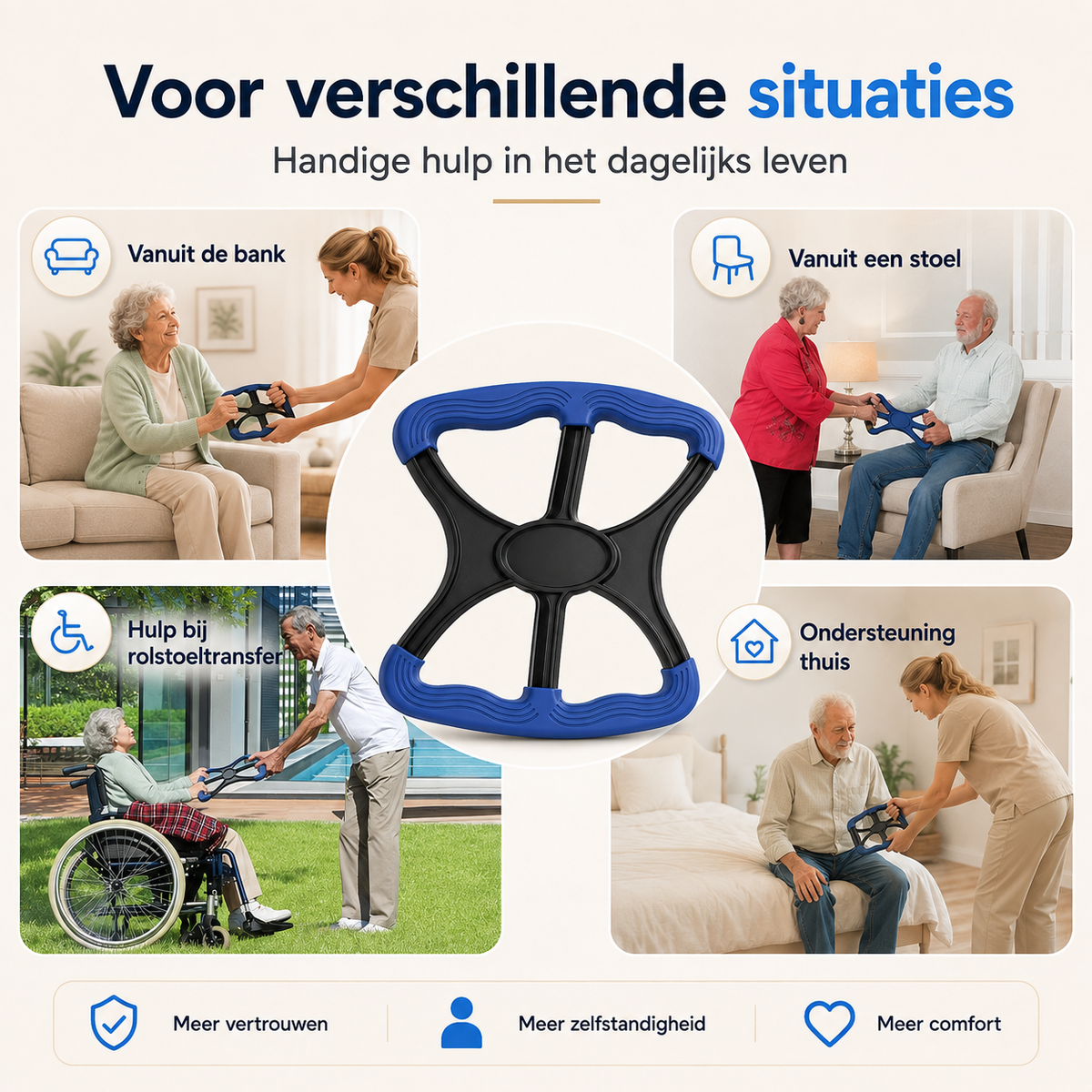RiseGrip™ – Handige Opstahulp voor Extra Houvast