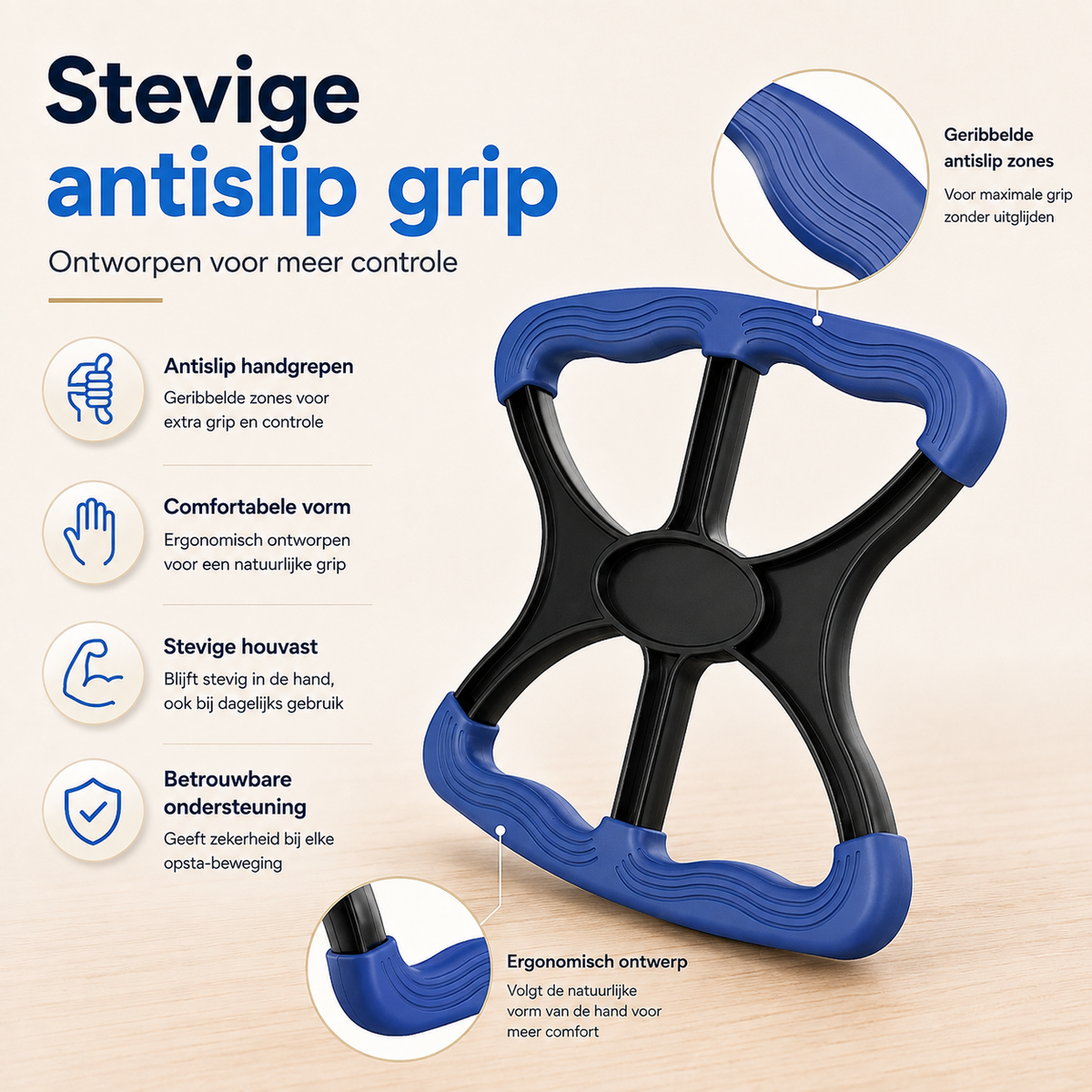 RiseGrip™ – Handige Opstahulp voor Extra Houvast