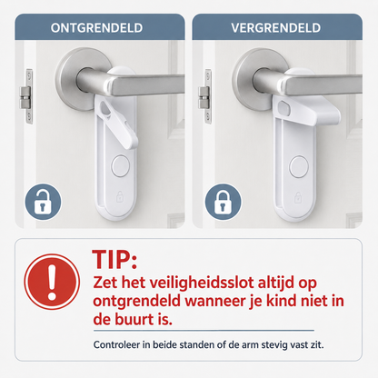 KiddiLock™ – Houd deuren veilig gesloten