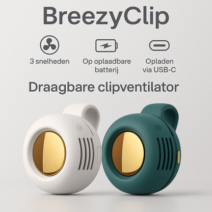 BreezyClip™ - Verkoeling, precies waar jij het nodig hebt
