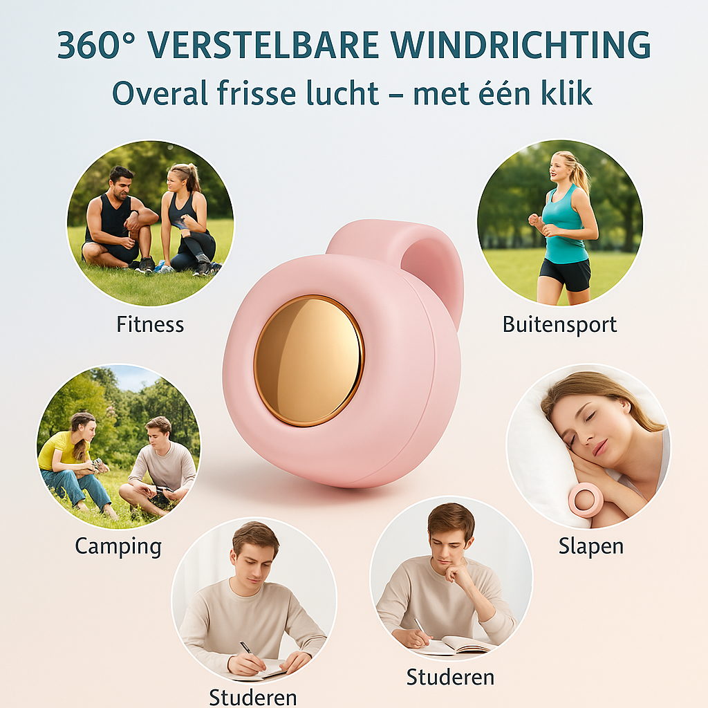 BreezyClip™ - Verkoeling, precies waar jij het nodig hebt