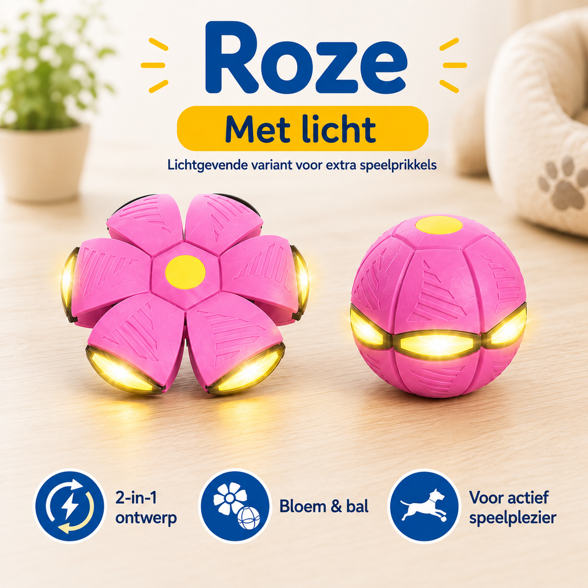 FlipFetch™ – 2-in-1 Frisbee & Bal voor Honden