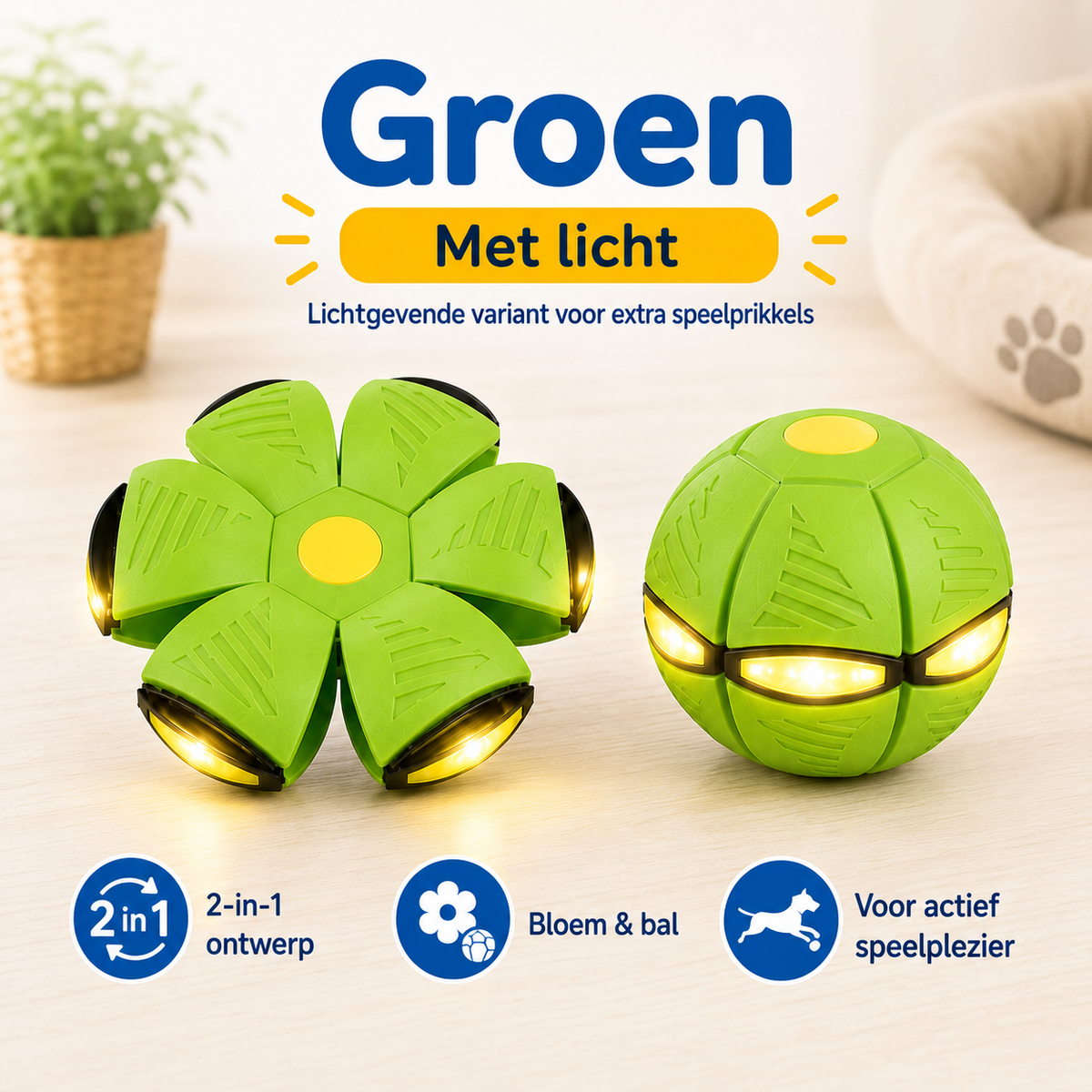 FlipFetch™ – 2-in-1 Frisbee & Bal voor Honden