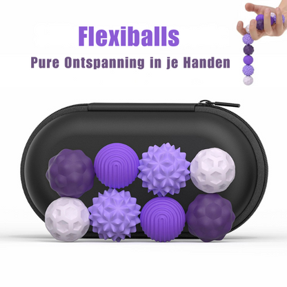 FlexiBalls™ - Buig, draai en laat de stress los.