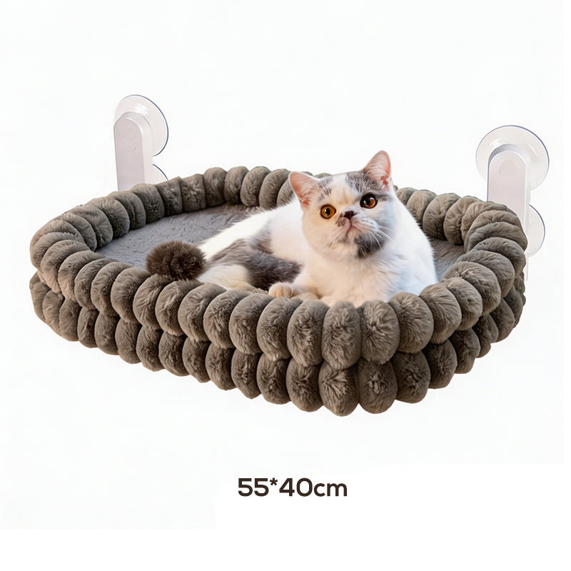 PurrView™ – Opvouwbare Kattenhangmat voor het Raam