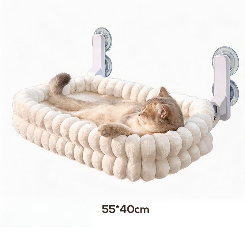 PurrView™ – Opvouwbare Kattenhangmat voor het Raam